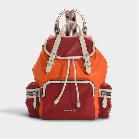 burberry red backpack|authentic burberry backpack.